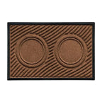 Hearthmat Circle Zen Doormat - brown double circle product view