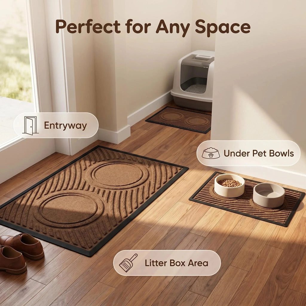 Easy to clean — simply rinse dirt away with water