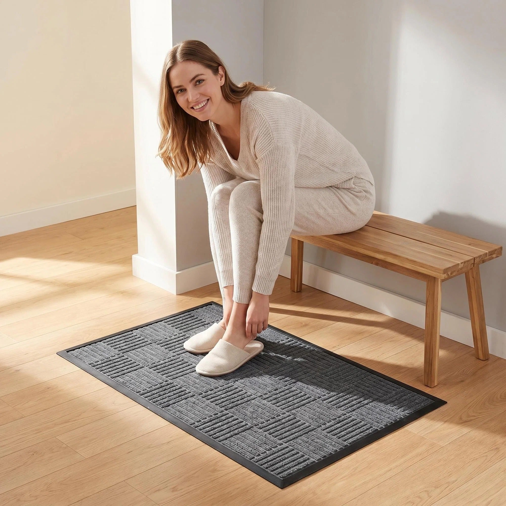 Hearthmat Boo Pumpkin Doormat - in-home scene 6