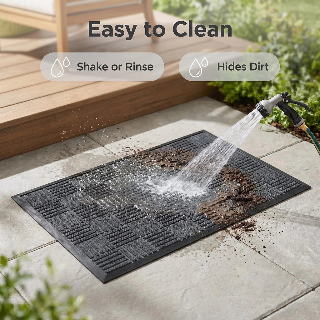 Hearthmat Boo Pumpkin Doormat - in-home scene 8