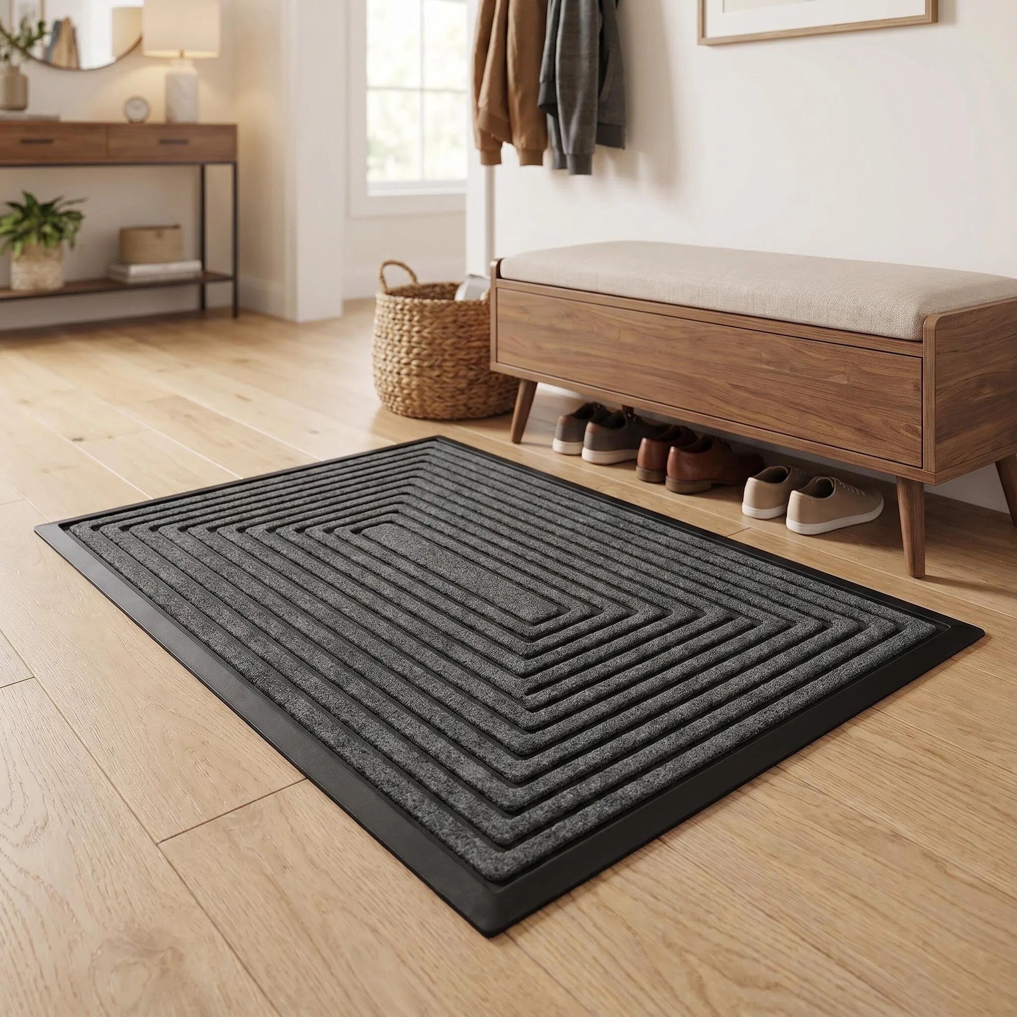 Hearthmat Boo Pumpkin Party Doormat - in-home scene 3