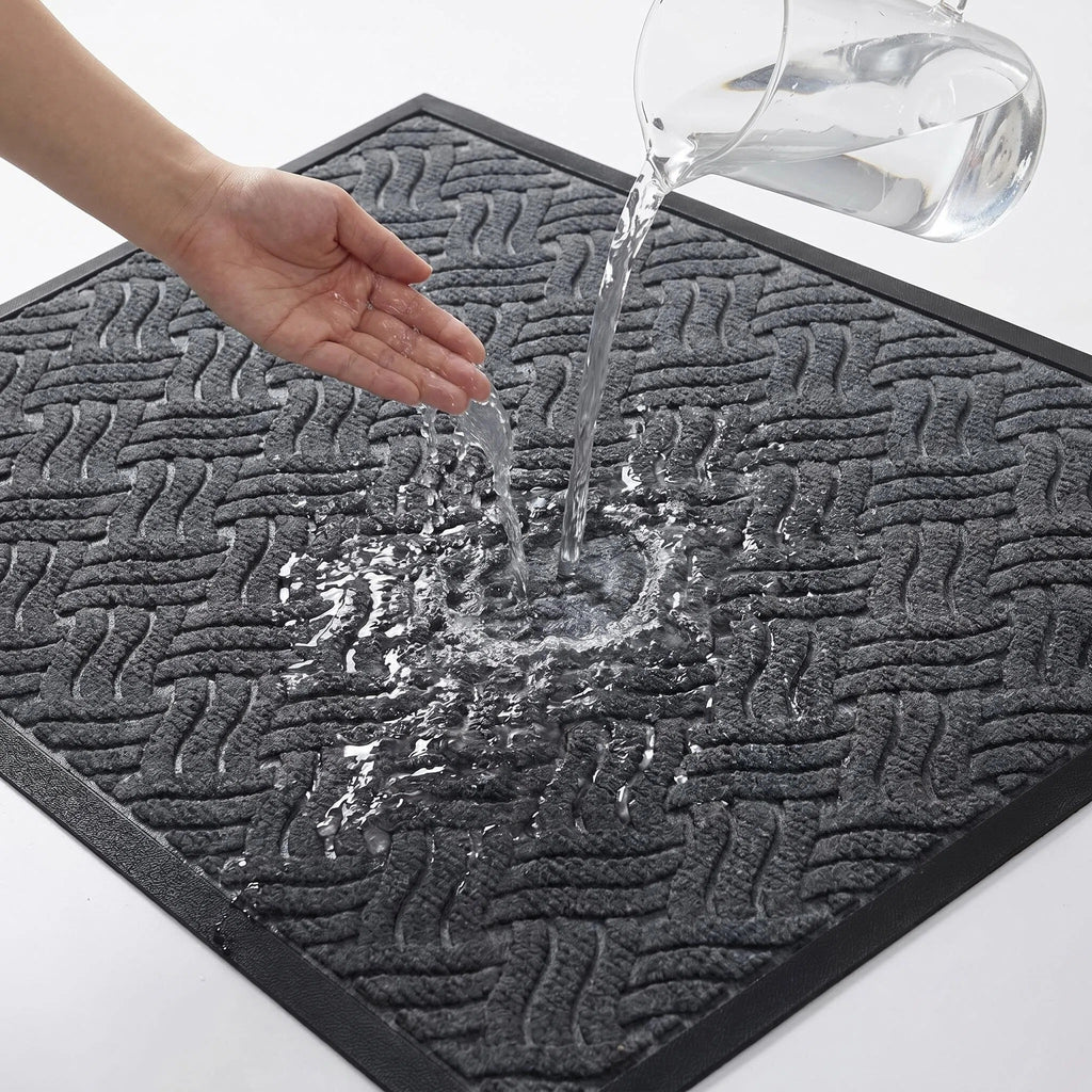 Hearthmat Braided Wave Doormat - in-home scene 4