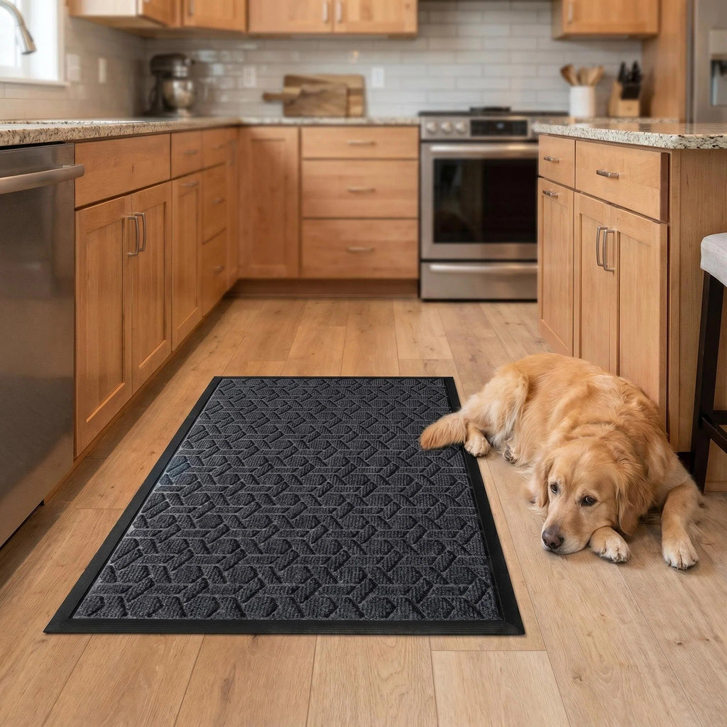 Hearthmat Cable Knit Doormat - in-home scene 5