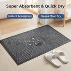 Hearthmat Diagonal Ridge Doormat - in-home scene 4