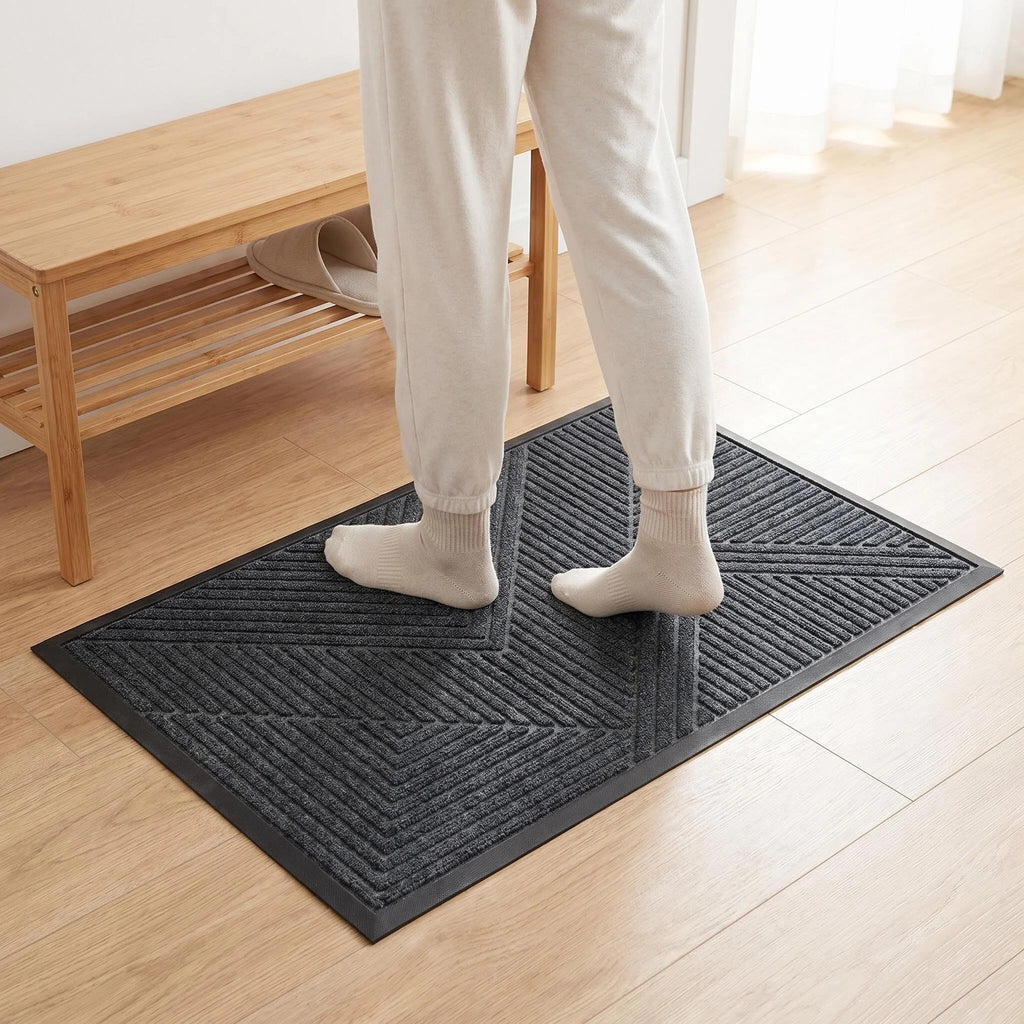 Hearthmat Diagonal Ridge Doormat - in-home scene 6