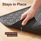 Hearthmat Diamond Tile Doormat - in-home scene 4