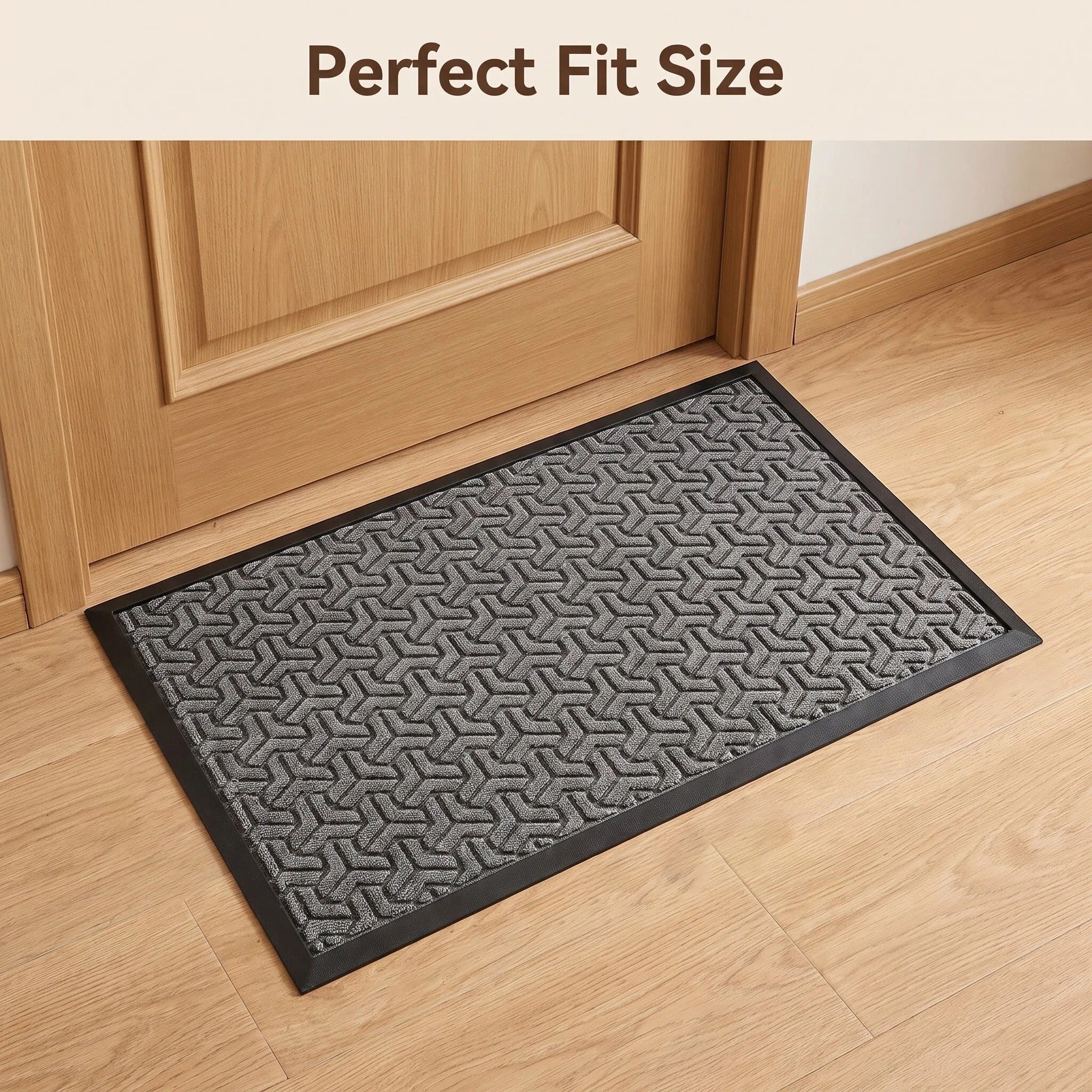 Hearthmat Diamond Tile Doormat - in-home scene 7