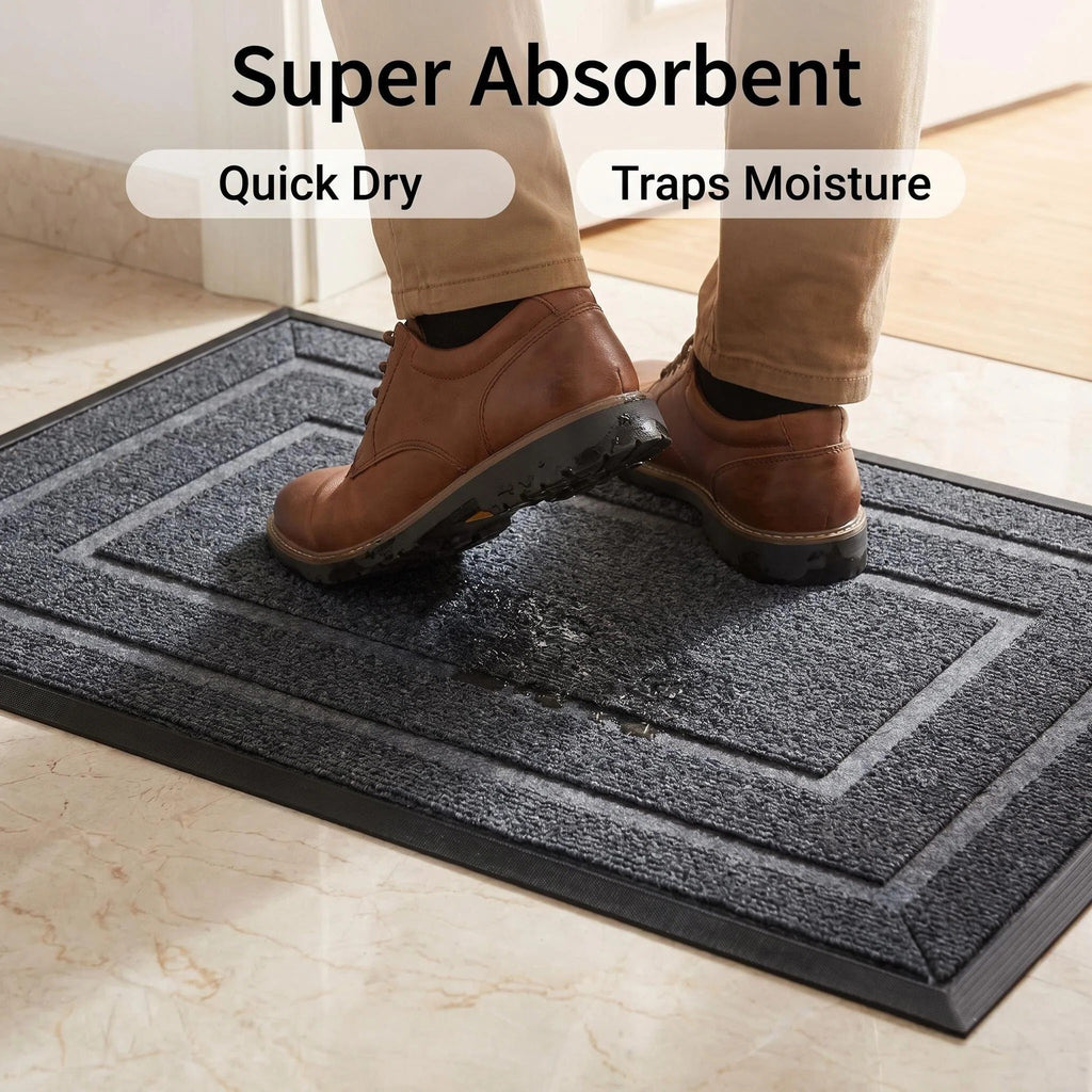 Hearthmat Framed Border Doormat - in-home scene 2