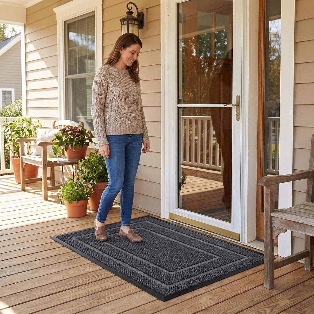 Hearthmat Framed Border Doormat - in-home scene 5