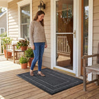 Hearthmat Framed Border Doormat - in-home scene 5