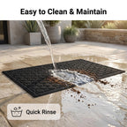 Hearthmat Honeycomb Hex Doormat - in-home scene 5