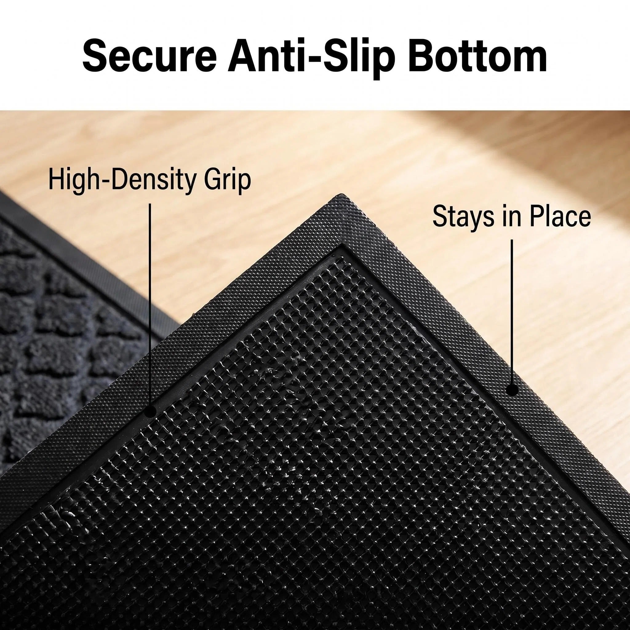 Hearthmat Honeycomb Hex Doormat - in-home scene 8