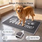 Hearthmat Hello Script Doormat - in-home scene 3