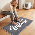 Hearthmat Hello Script Doormat - in-home scene 4