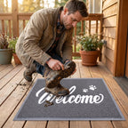 Hearthmat Hello Script Doormat - in-home scene 5