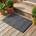 Hearthmat Honeycomb Ring Doormat - in-home scene 2