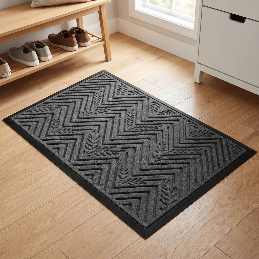 Hearthmat Honeycomb Ring Doormat - in-home scene 3