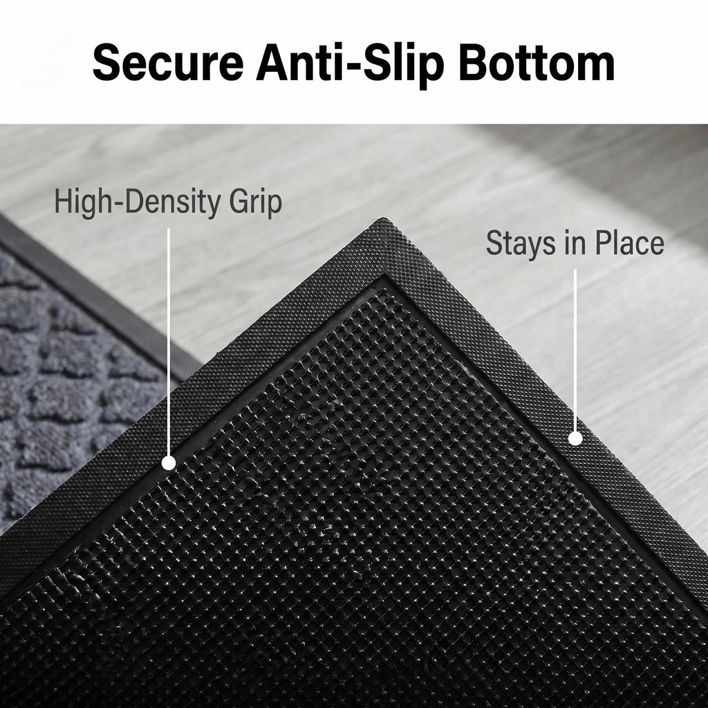 Hearthmat Honeycomb Ring Doormat - in-home scene 4