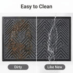 Hearthmat Honeycomb Ring Doormat - in-home scene 5