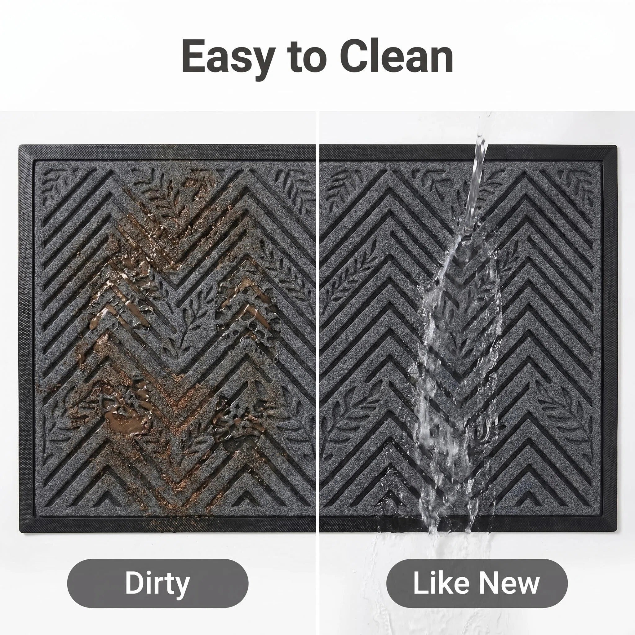 Hearthmat Honeycomb Ring Doormat - in-home scene 5