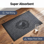 Hearthmat Lattice Diamond Doormat - in-home scene 5