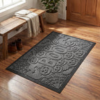 Hearthmat Leaf Zigzag Doormat - in-home scene 3