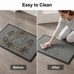 Hearthmat Paw Crosshatch Doormat - in-home scene 5
