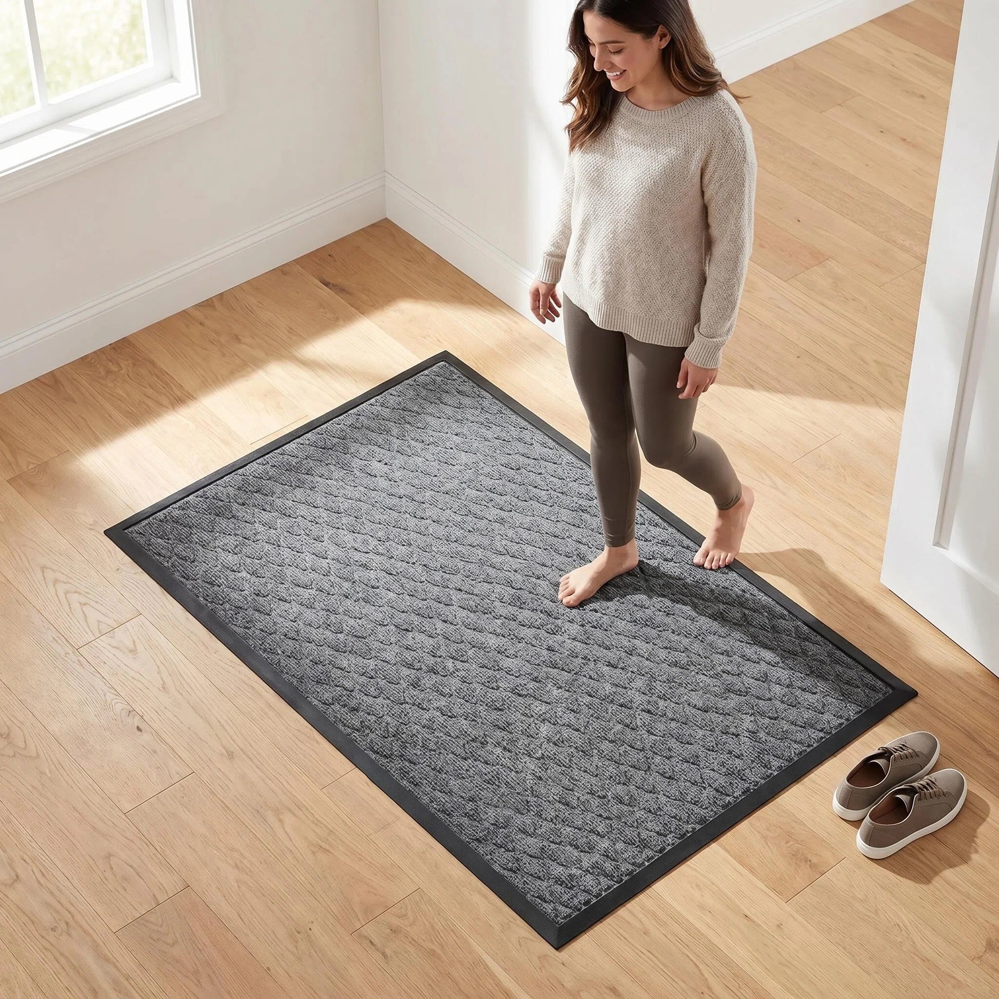 Hearthmat Scallop Shell Doormat - in-home scene 3