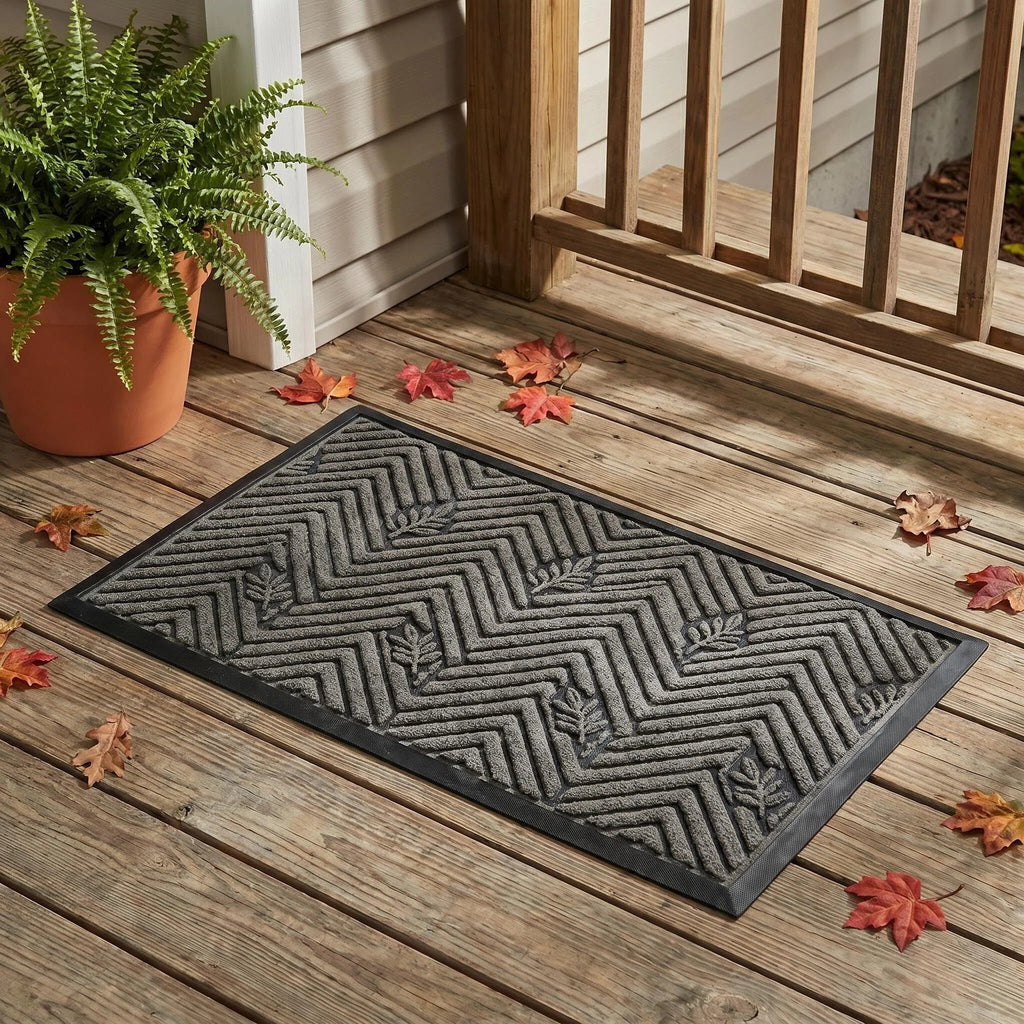 Hearthmat Concentric Spiral Doormat - in-home scene 2