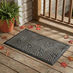 Hearthmat Concentric Spiral Doormat - in-home scene 2