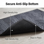 Hearthmat Concentric Spiral Doormat - in-home scene 4
