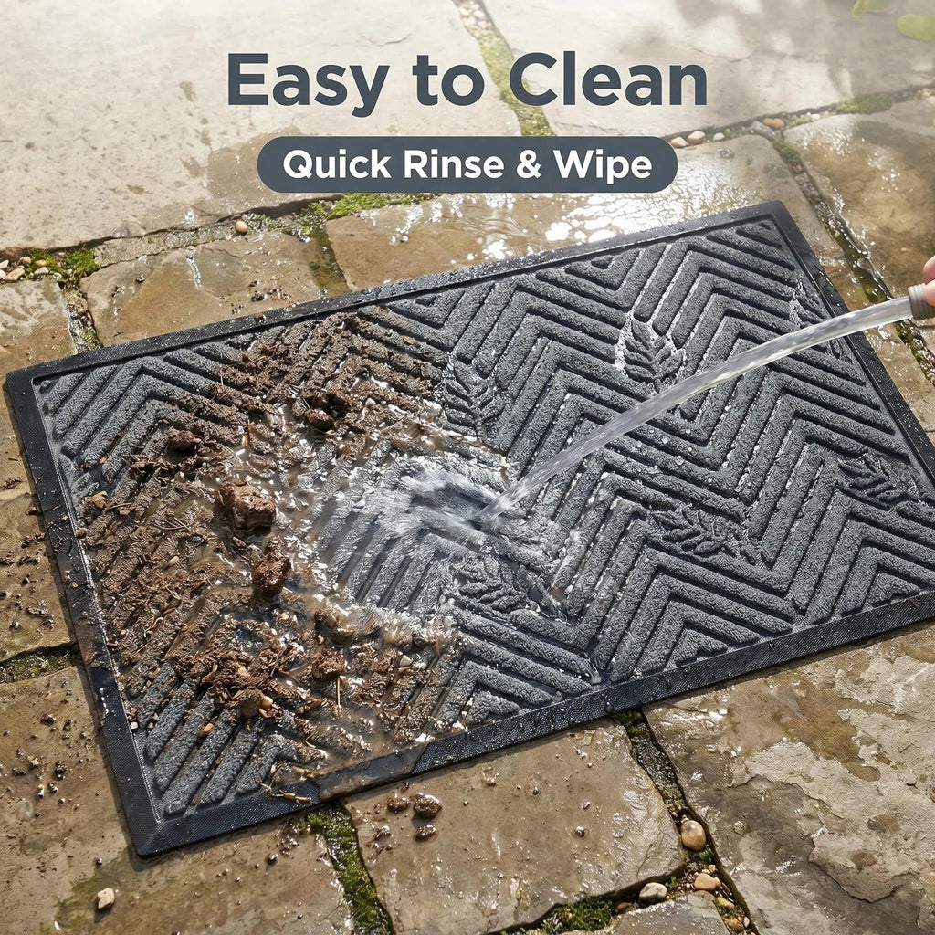 Hearthmat Concentric Spiral Doormat - in-home scene 5