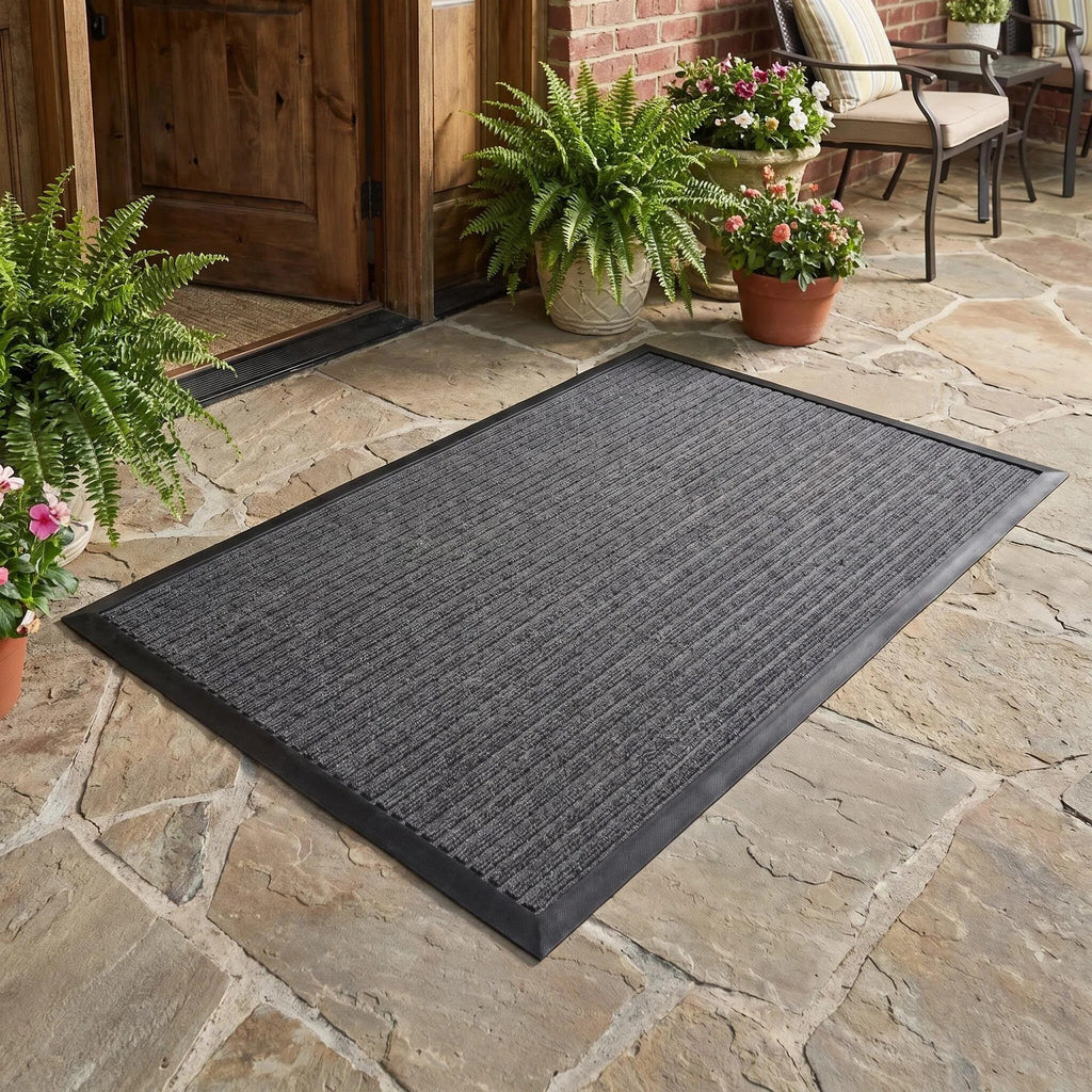 Hearthmat Linear Stripe Doormat - in-home scene 7