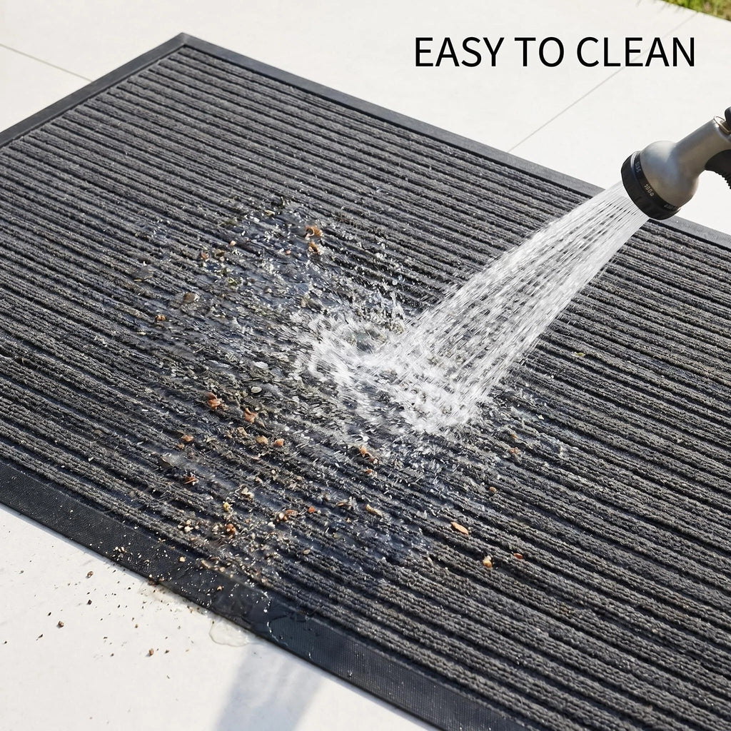 Hearthmat Linear Stripe Doormat - in-home scene 8