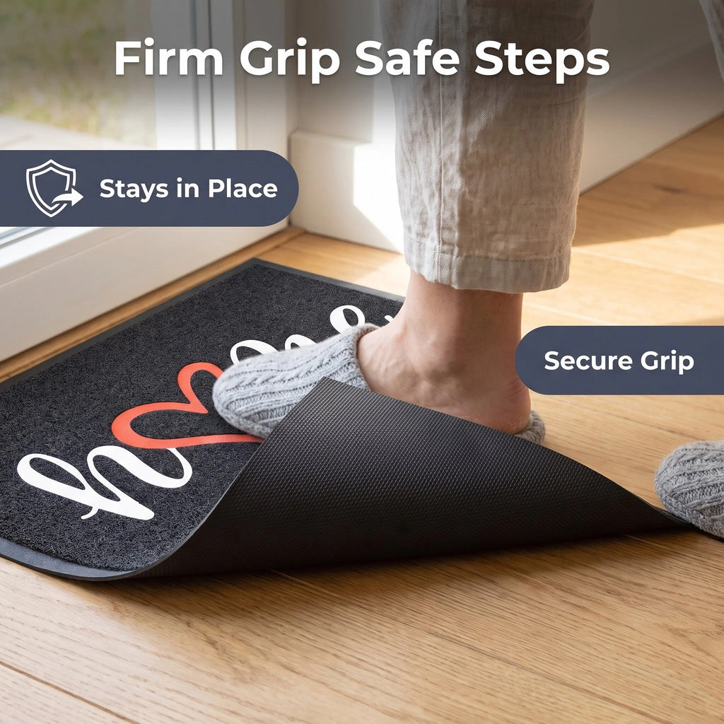 Hearthmat Welcome Paws Doormat - in-home scene 4