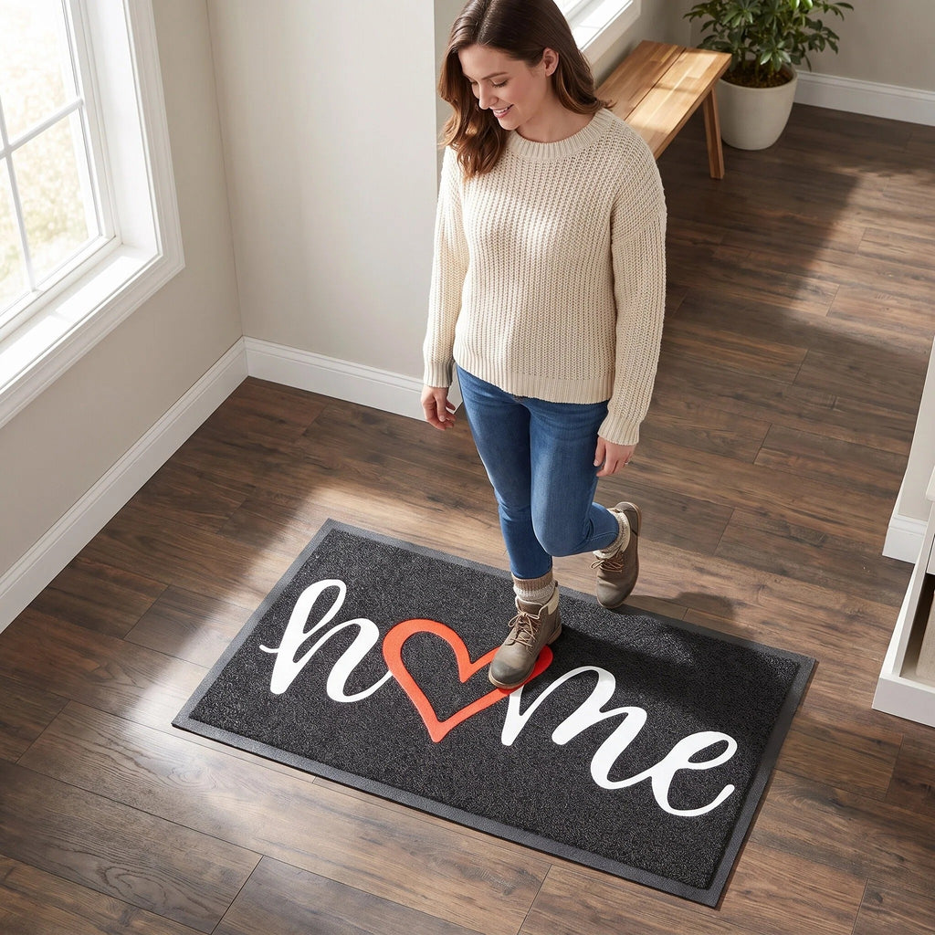 Hearthmat Welcome Paws Doormat - in-home scene 5