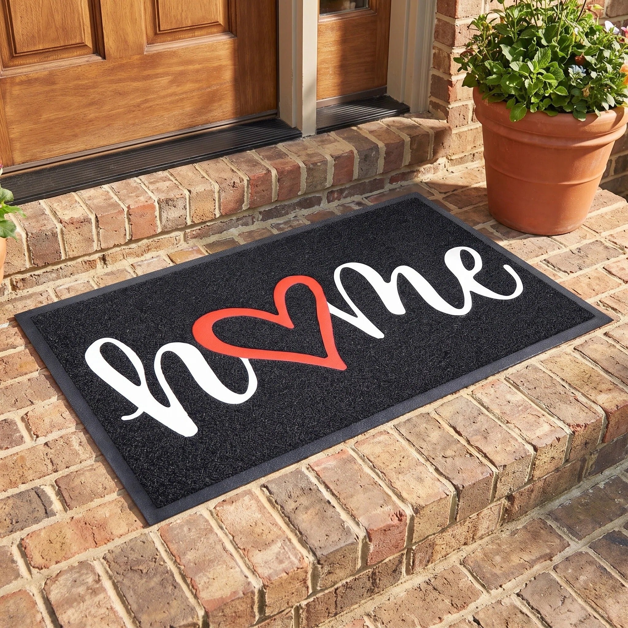 Hearthmat Welcome Paws Doormat - in-home scene 6